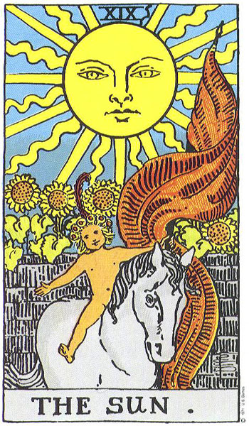 De Zon in het Rider Waite Smith-deck