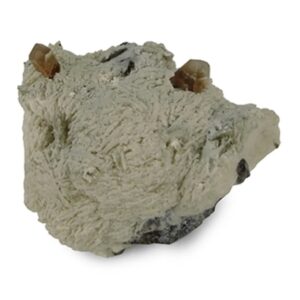 Topaas en Rookkwarts in Bariet en Calciet, nr. 259