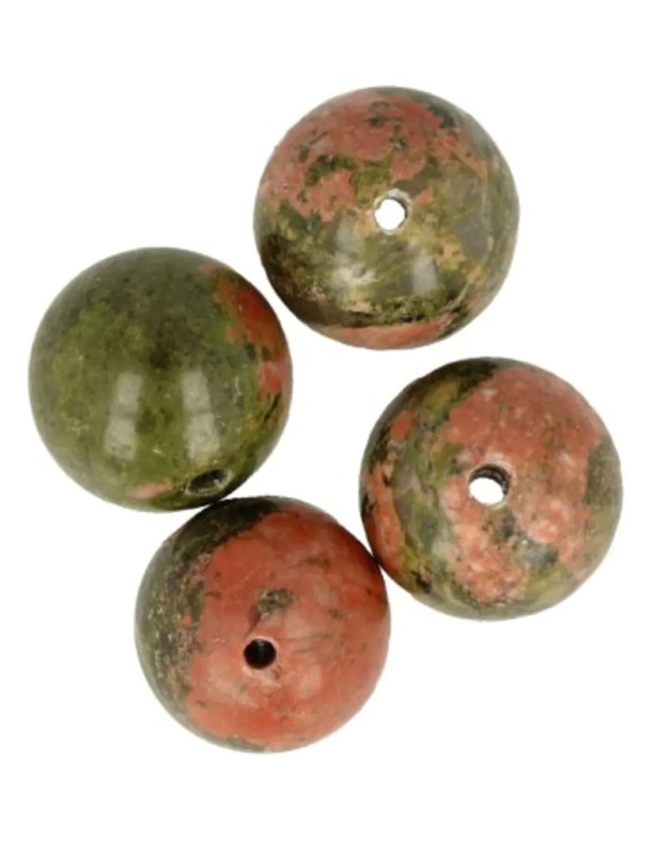 Unakiet kralen 12 mm - 4 st. - Afbeelding 4