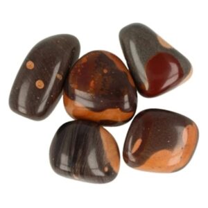 Jaspis gila 50 gr. trommelstenen (mt3)