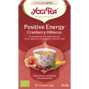 Yogi Tea Positive Energy Cranberry Hibiscus pakje