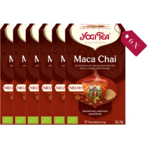 Yogi Tea Maca Chai - tray: 6 stuks