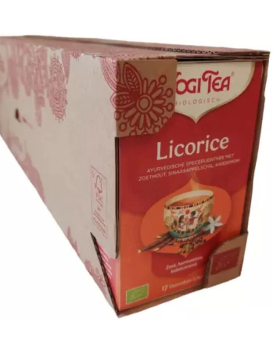 Yogi Tea Licorice Bio- tray: 6 stuks - Afbeelding 2