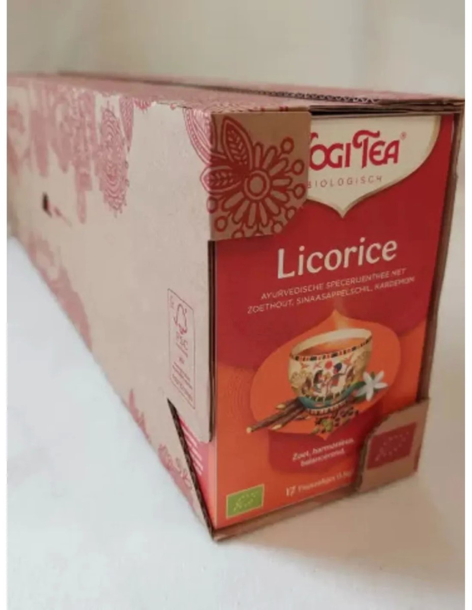 Yogi Tea Licorice Bio- tray: 6 stuks - Afbeelding 3