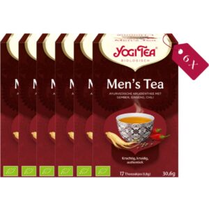 Yogi Tea Men's Tea - tray: 6 stuks