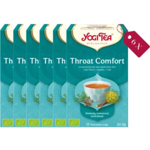 Yogi Tea Throat Comfort - tray: 6 stuks