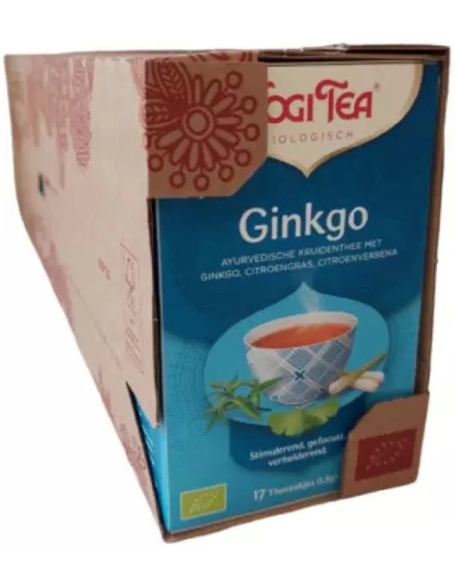 Yogi Tea Ginkgo - tray: 6 stuks - Afbeelding 2