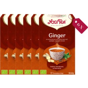 Yogi Tea Ginger - tray: 6 stuks