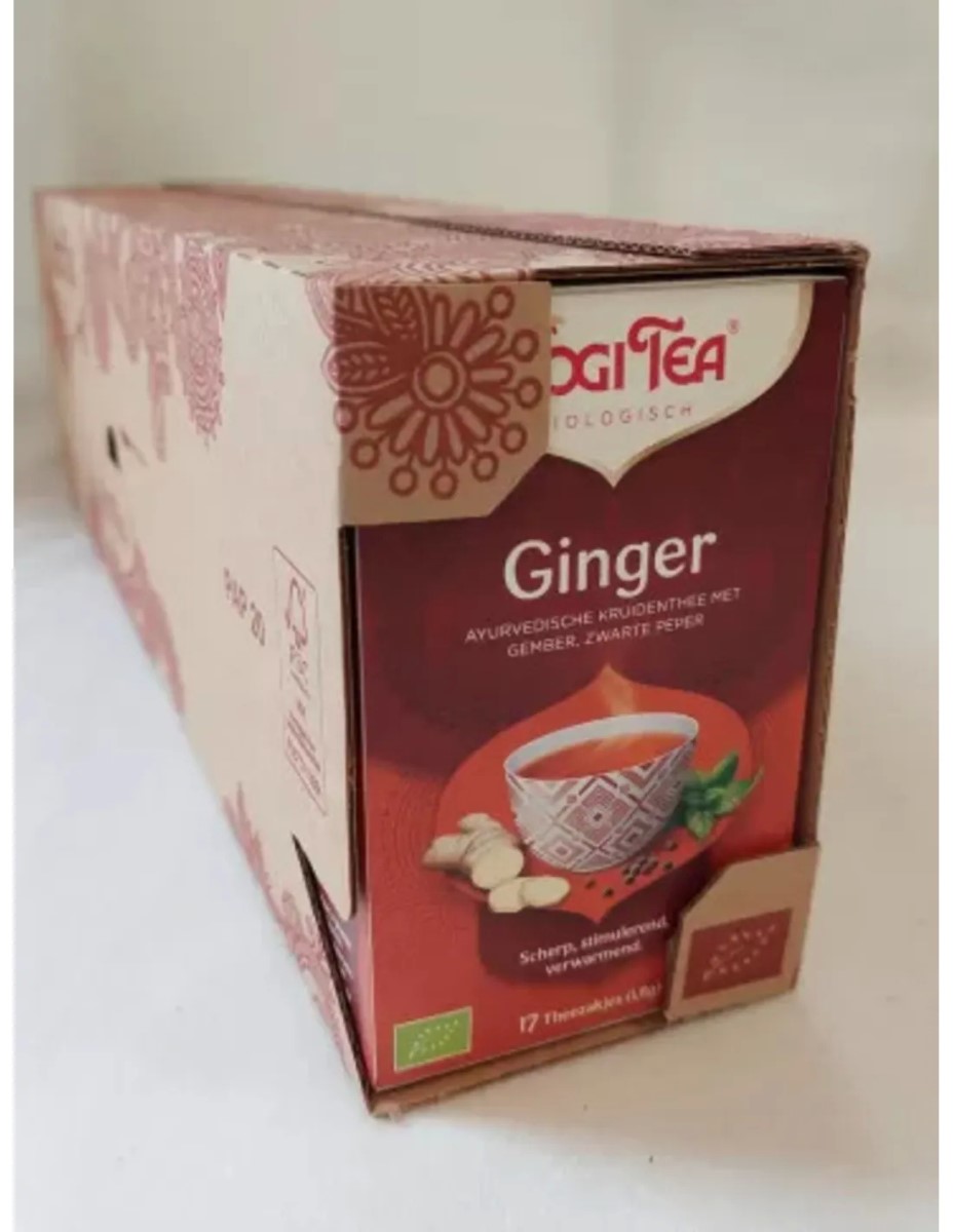 Yogi Tea Ginger - tray: 6 stuks - Afbeelding 3