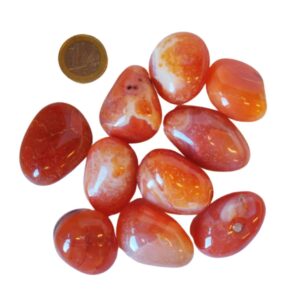 Carneool 250 gr. trommelstenen (mt3)