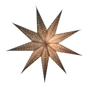 Kerstster nr. 40 Zilveren ster "glitter" (zonder verlichtingsset)