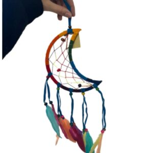 Dromenvanger rainbow maan 16 cm