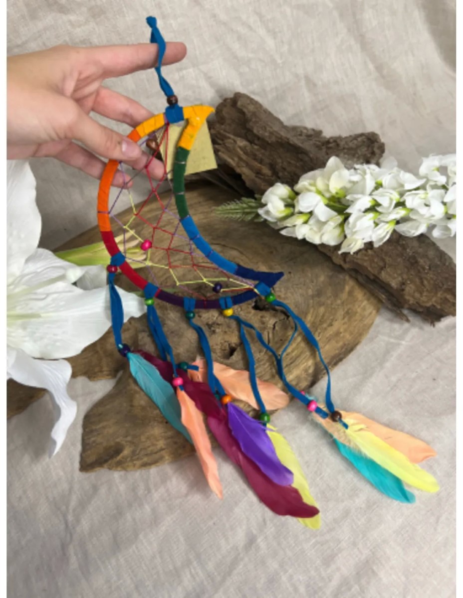Dromenvanger rainbow maan 16 cm - Afbeelding 2