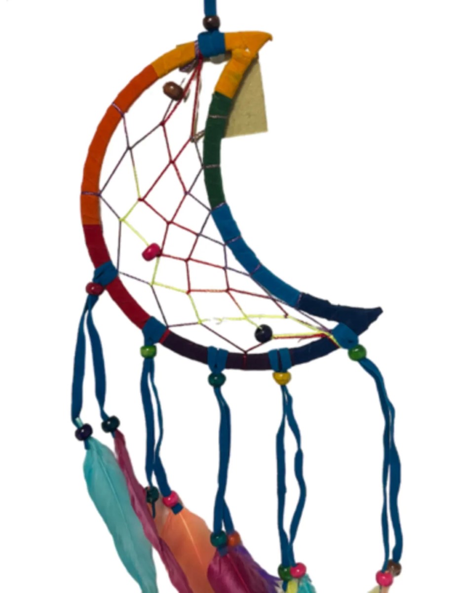 Dromenvanger rainbow maan 16 cm - Afbeelding 3