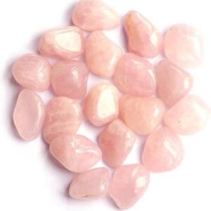Roze kwarts AB - 250 gr. trommelstenen (mt3)