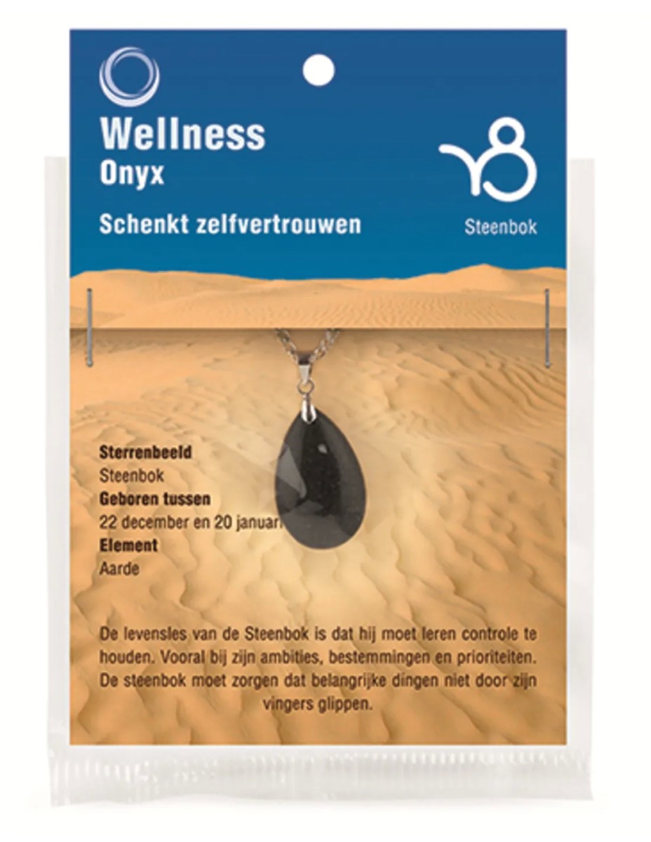 Sterrenbeeldhanger Steenbok (Onyx) - Afbeelding 3