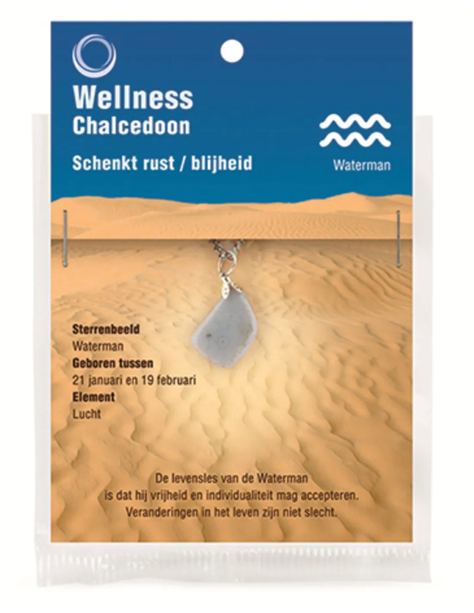 Sterrenbeeld hanger Waterman (Chalcedoon) - Afbeelding 3