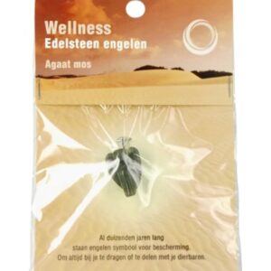 Engelen hanger + kaart Agaat mos