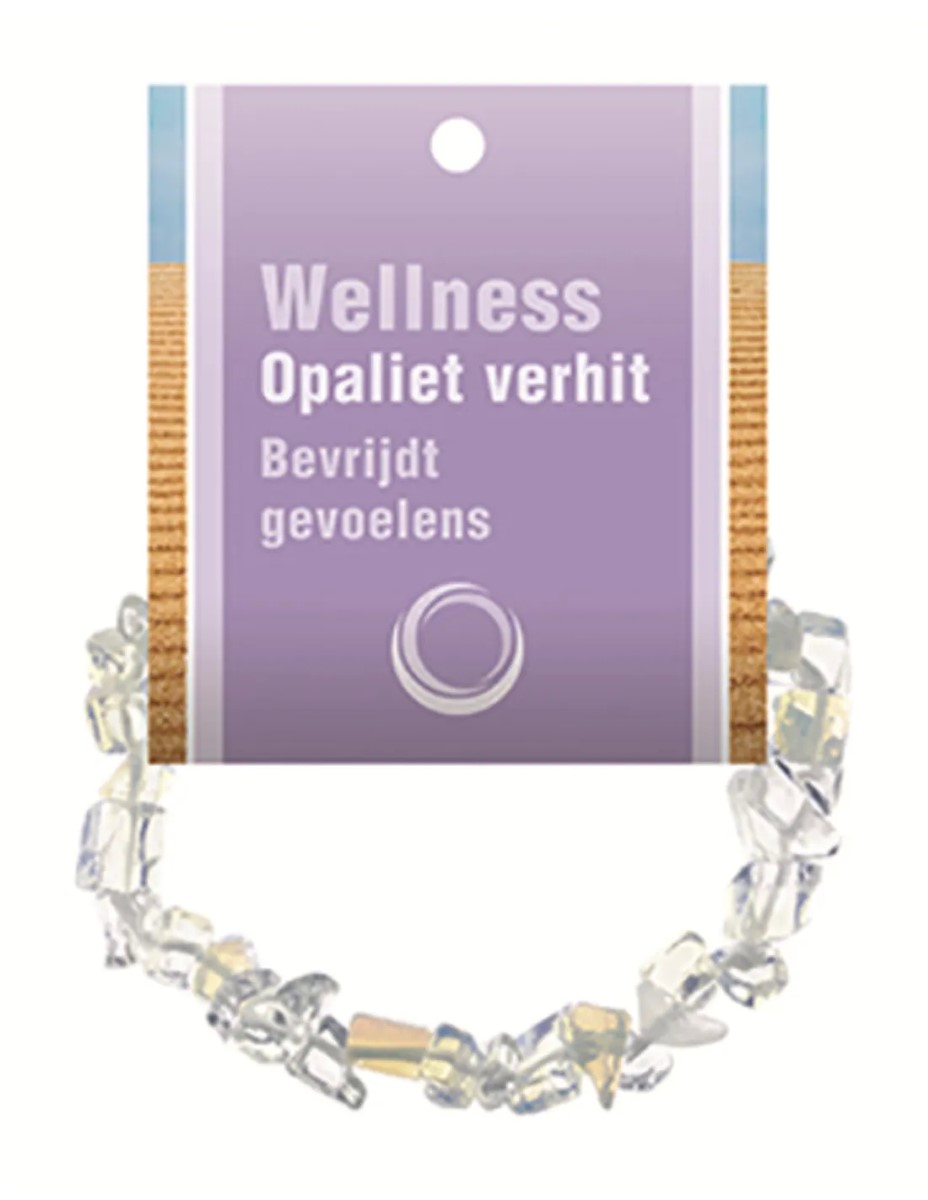 Opaliet splitarmband + kaart (synth)