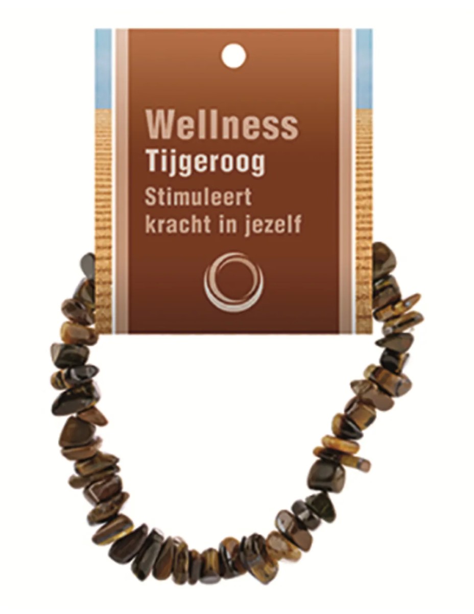 Tijgeroog splitarmband + kaart - Afbeelding 3