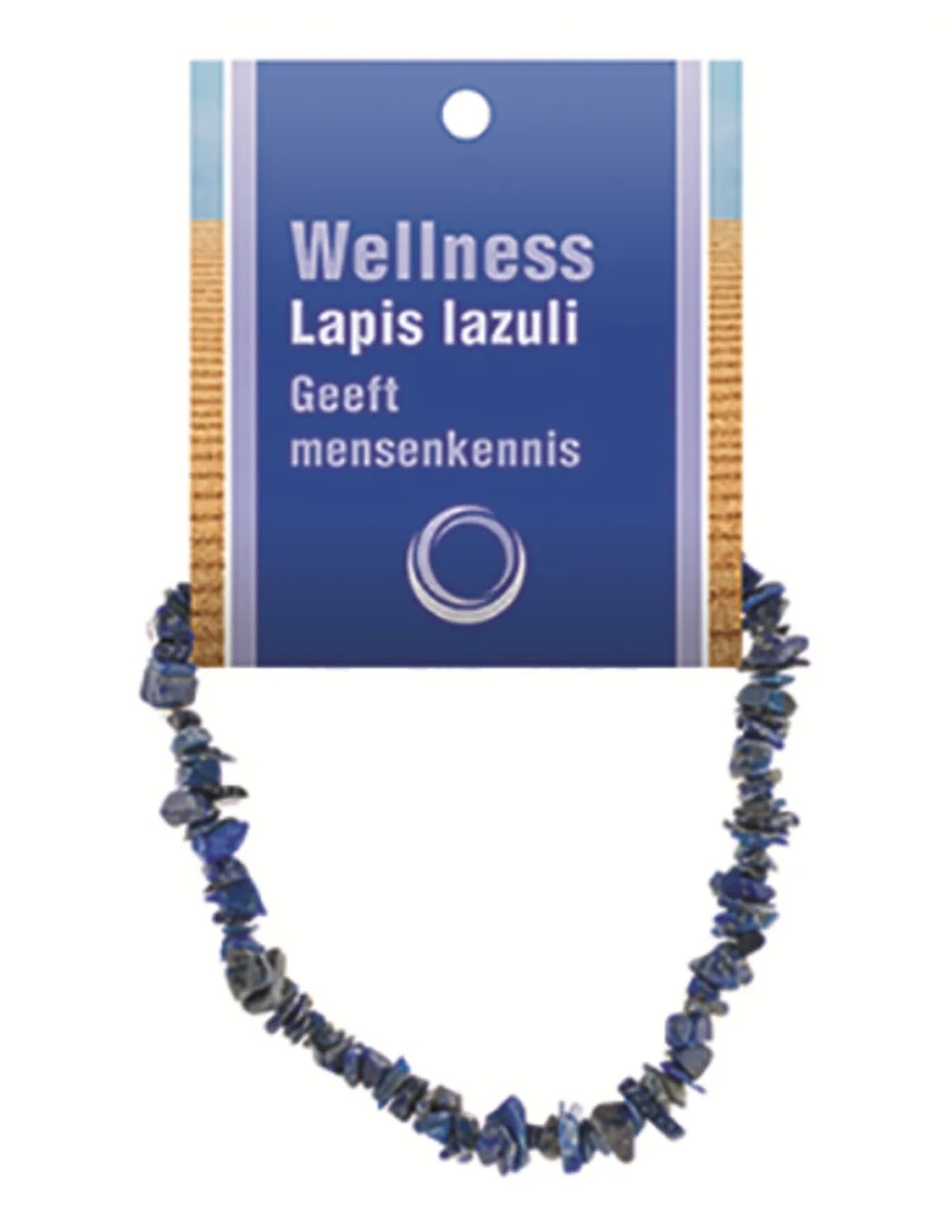 Lapis lazuli splitarmband + kaart - Afbeelding 2