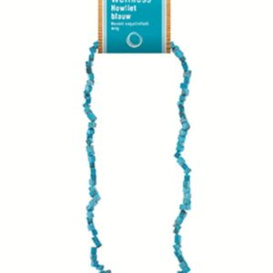 Howliet blauw splitketting + kaart (gekleurd)