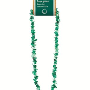Onyx groen splitketting + kaart