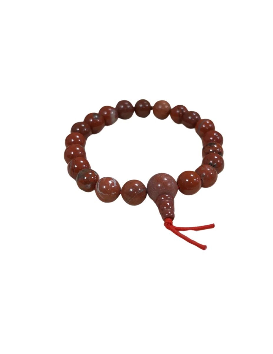 Jaspis rood powerbead armband + kaart - Afbeelding 3