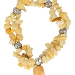 Aventurijn geel fashion armband Aventurijn geel dubbelstreng