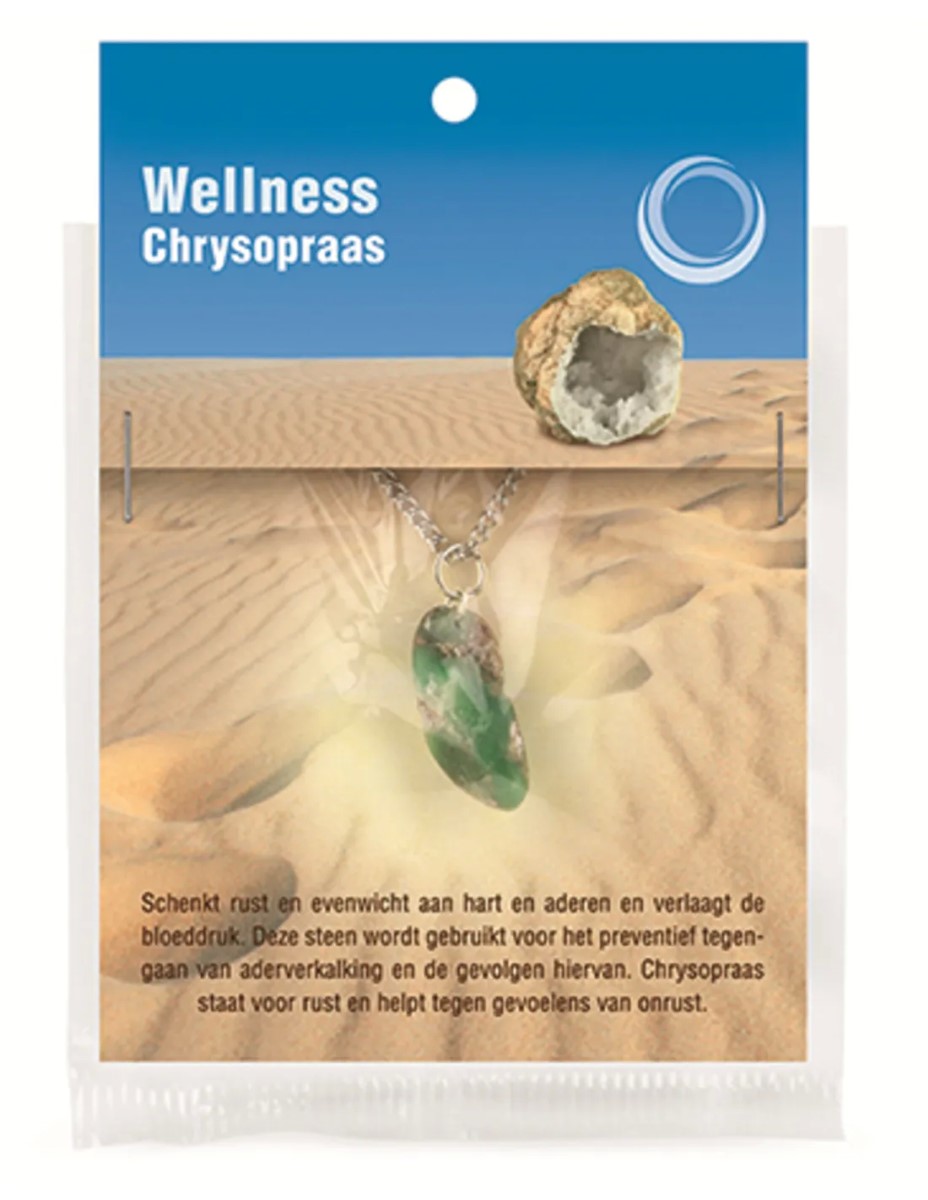 Chrysopraas gezondheids hanger - Afbeelding 2