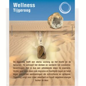 Tijgeroog gezondheids hanger