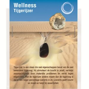 Tijgerijzer gezondheids hanger
