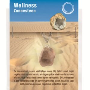 Zonnesteen gezondheids hanger