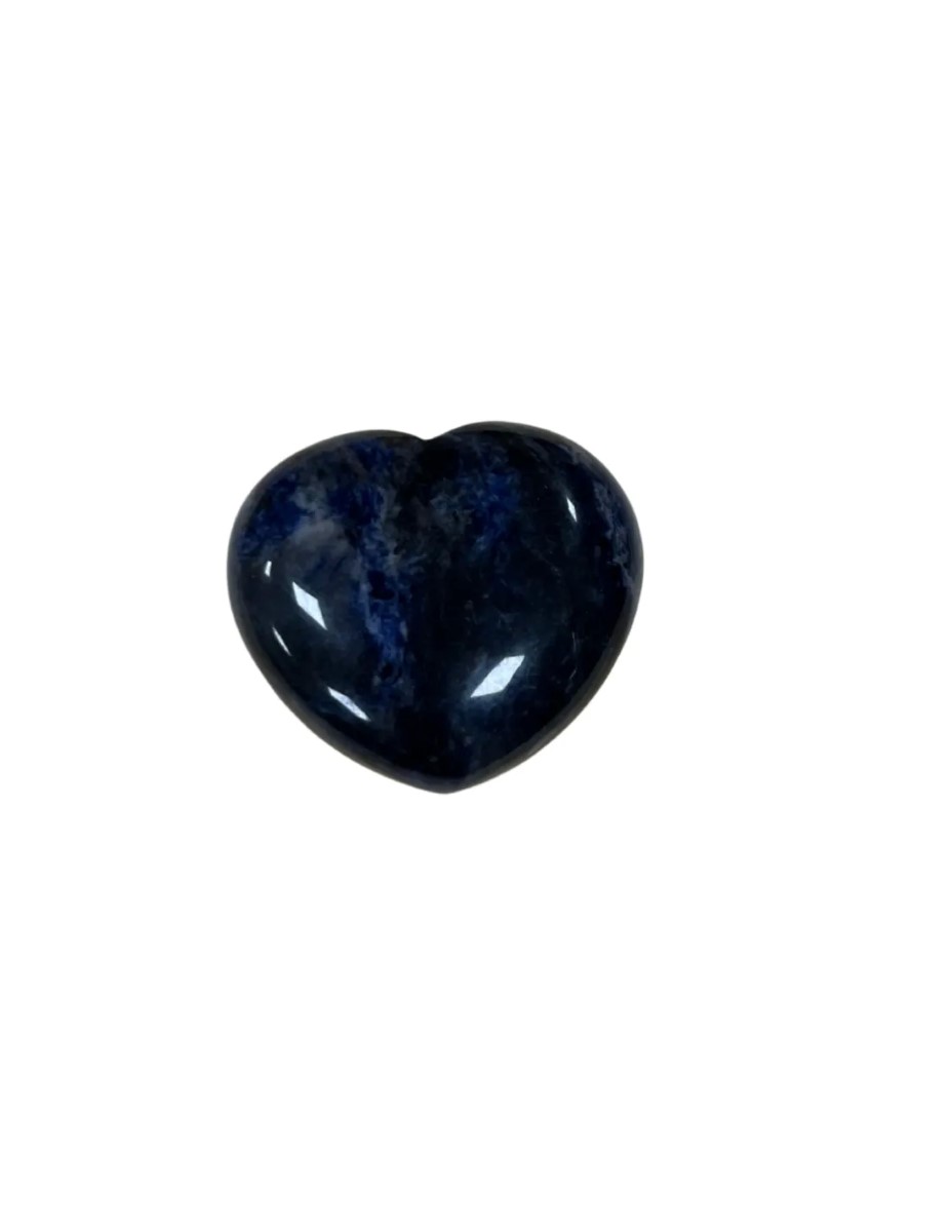 Sodaliet edelsteen hart 45 mm - Afbeelding 4