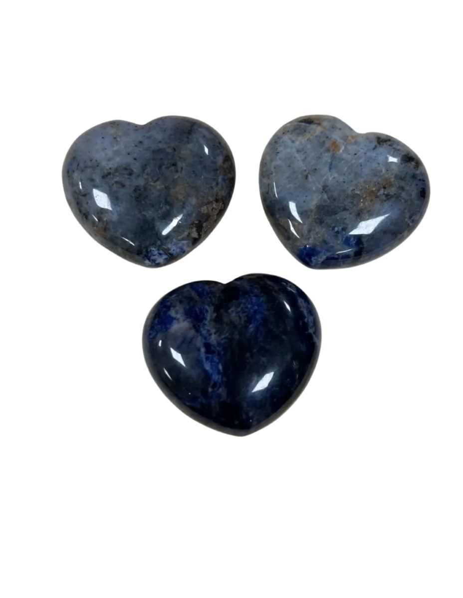 Sodaliet edelsteen hart 45 mm - Afbeelding 6