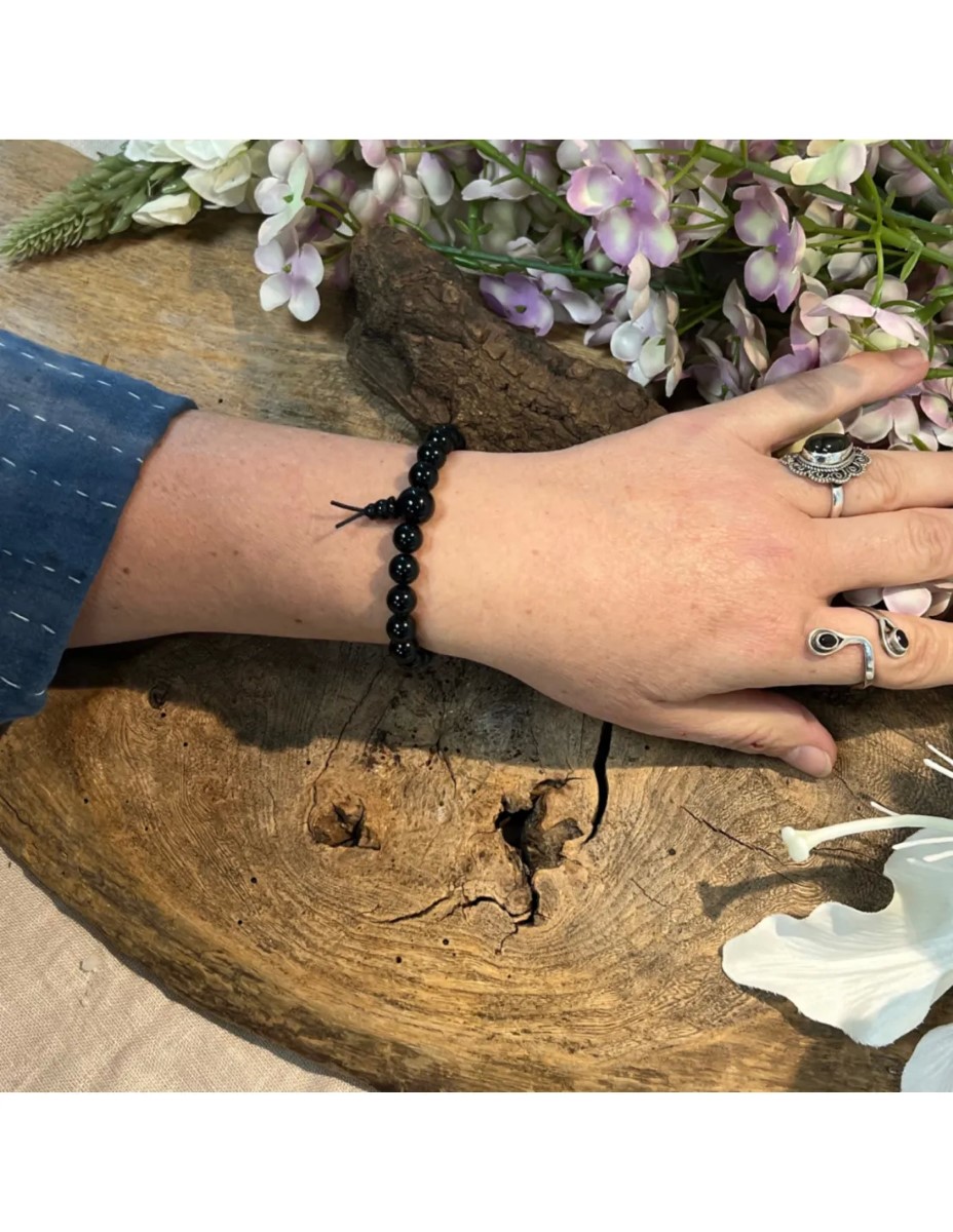 Onyx powerbead armband + kaart - Afbeelding 6