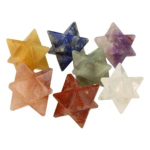 Chakra merkabah set in houten doosje