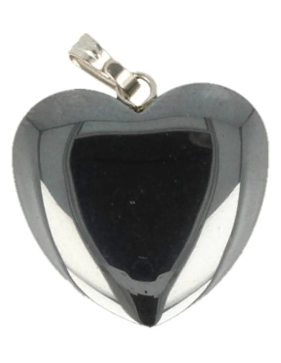 Hematiet hart hanger 20 mm - Afbeelding 7