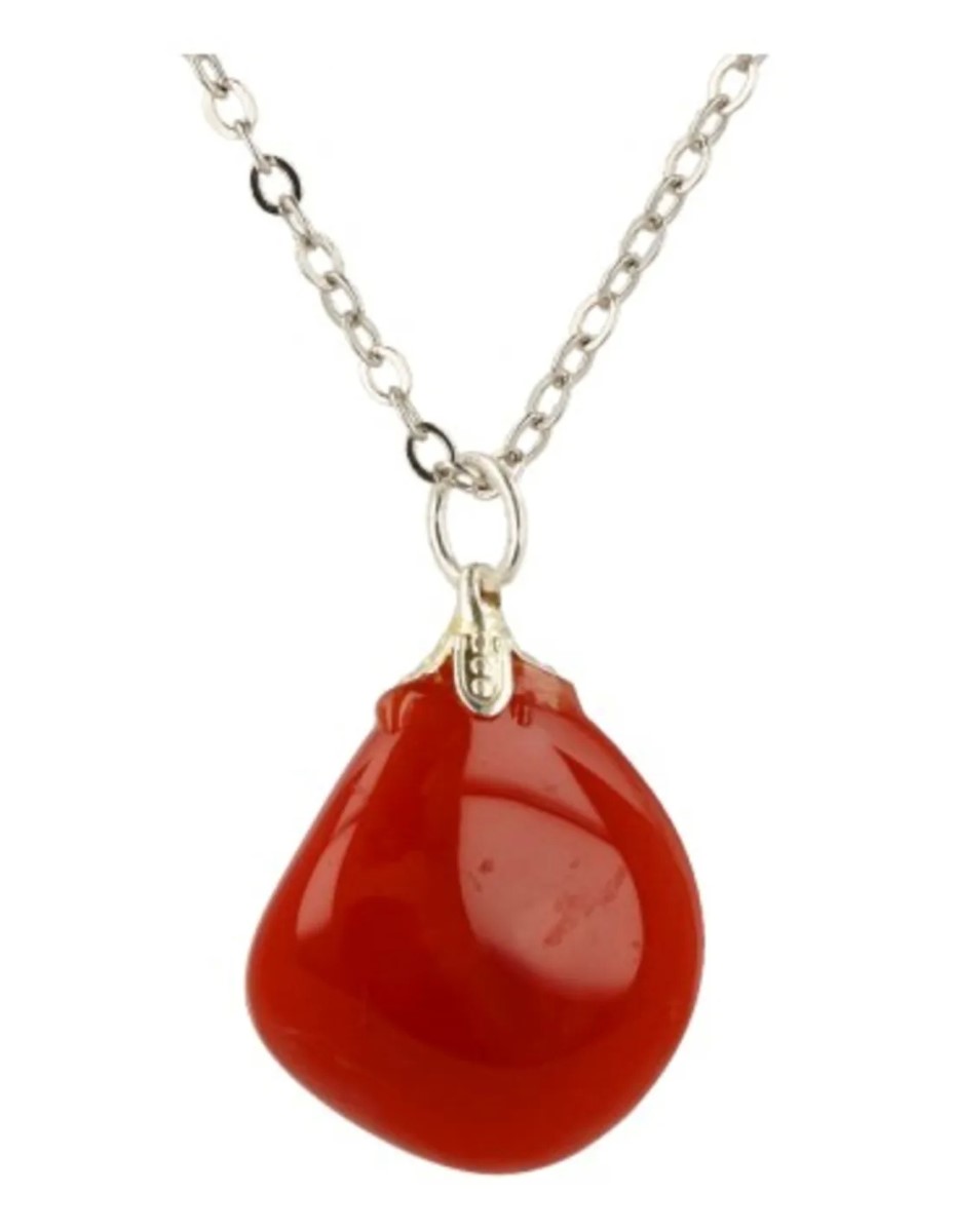 Agaat vuur edelsteen hanger - Afbeelding 3