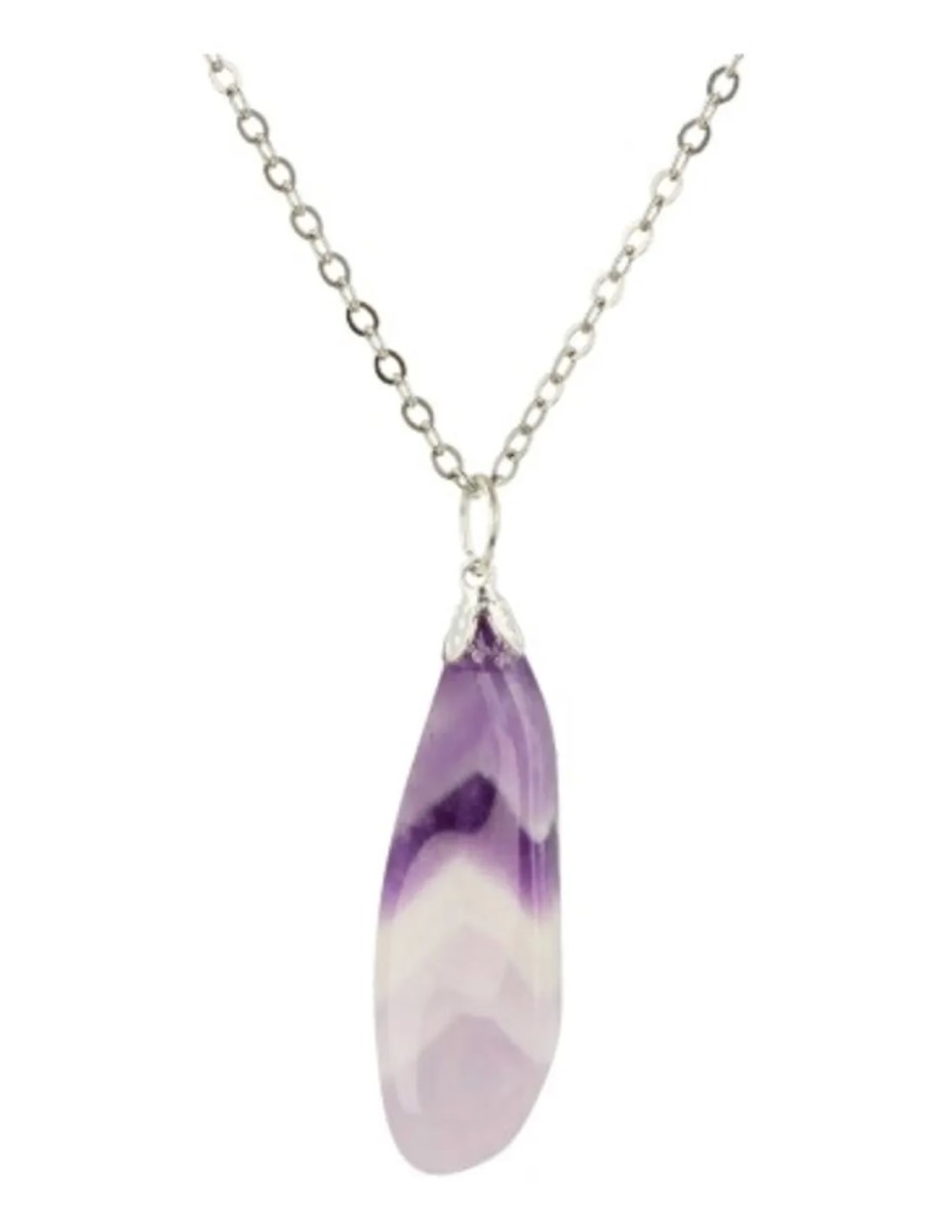 Amethistkwarts edelsteen hanger - Afbeelding 3