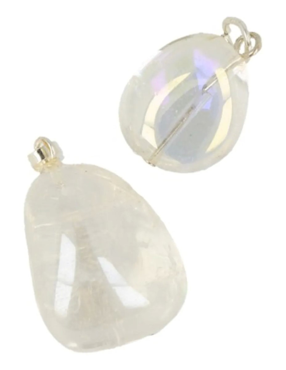 Angel Aura edelsteen hanger geslepen (gecoat) - Afbeelding 4