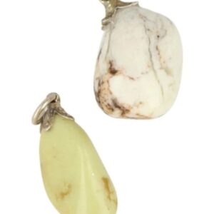 Chrysopraas citroen edelsteen hanger (Gaspeiet)