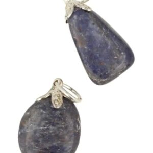 Dumortieriet edelsteen hanger