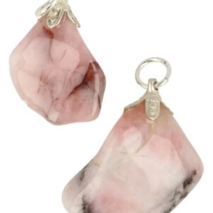 Petaliet edelsteen hanger