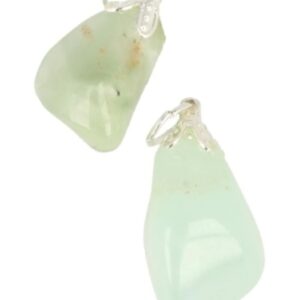 Prehniet edelsteen hanger