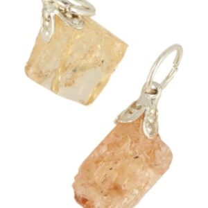 Topaas goud edelsteen hanger ruw