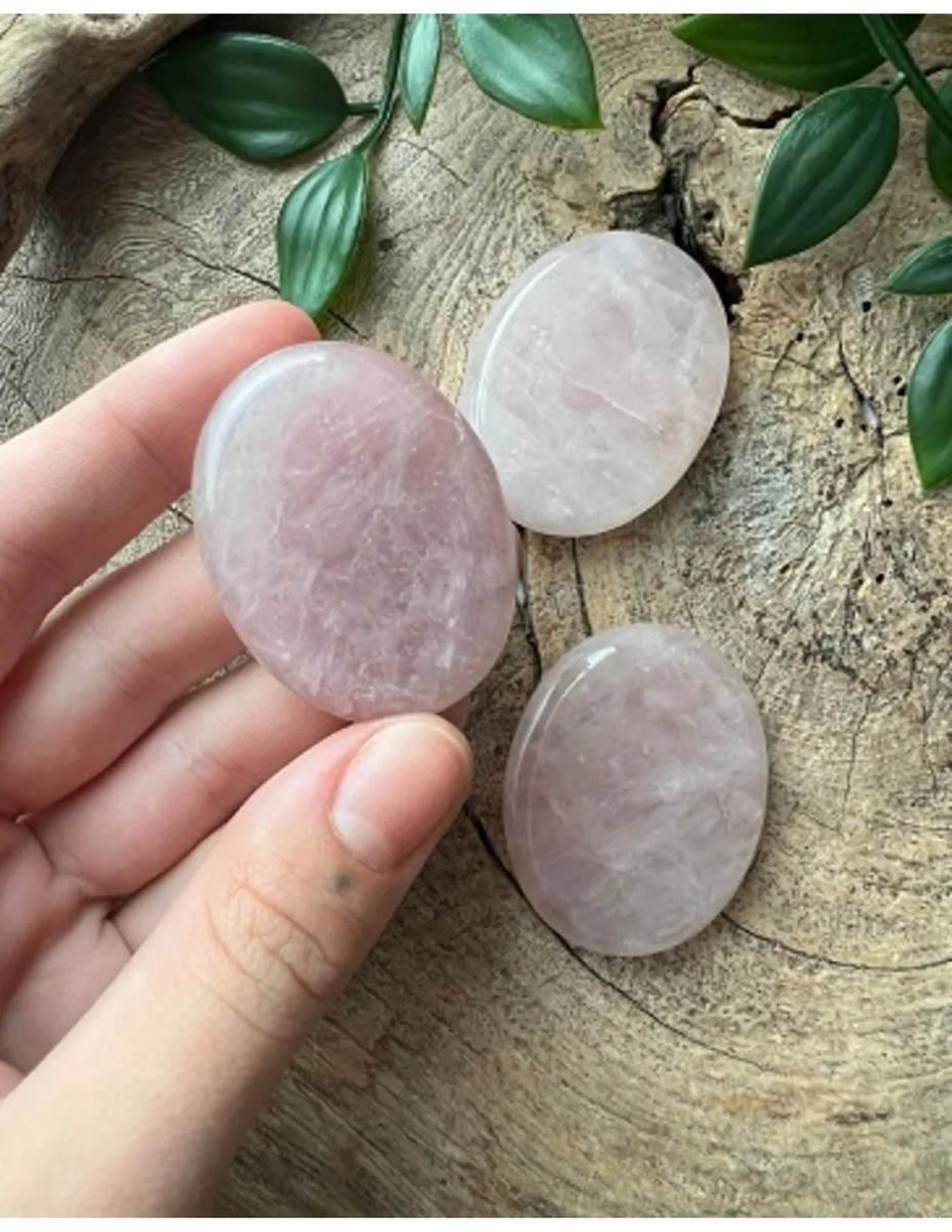 Roze kwarts zaksteen - Afbeelding 4