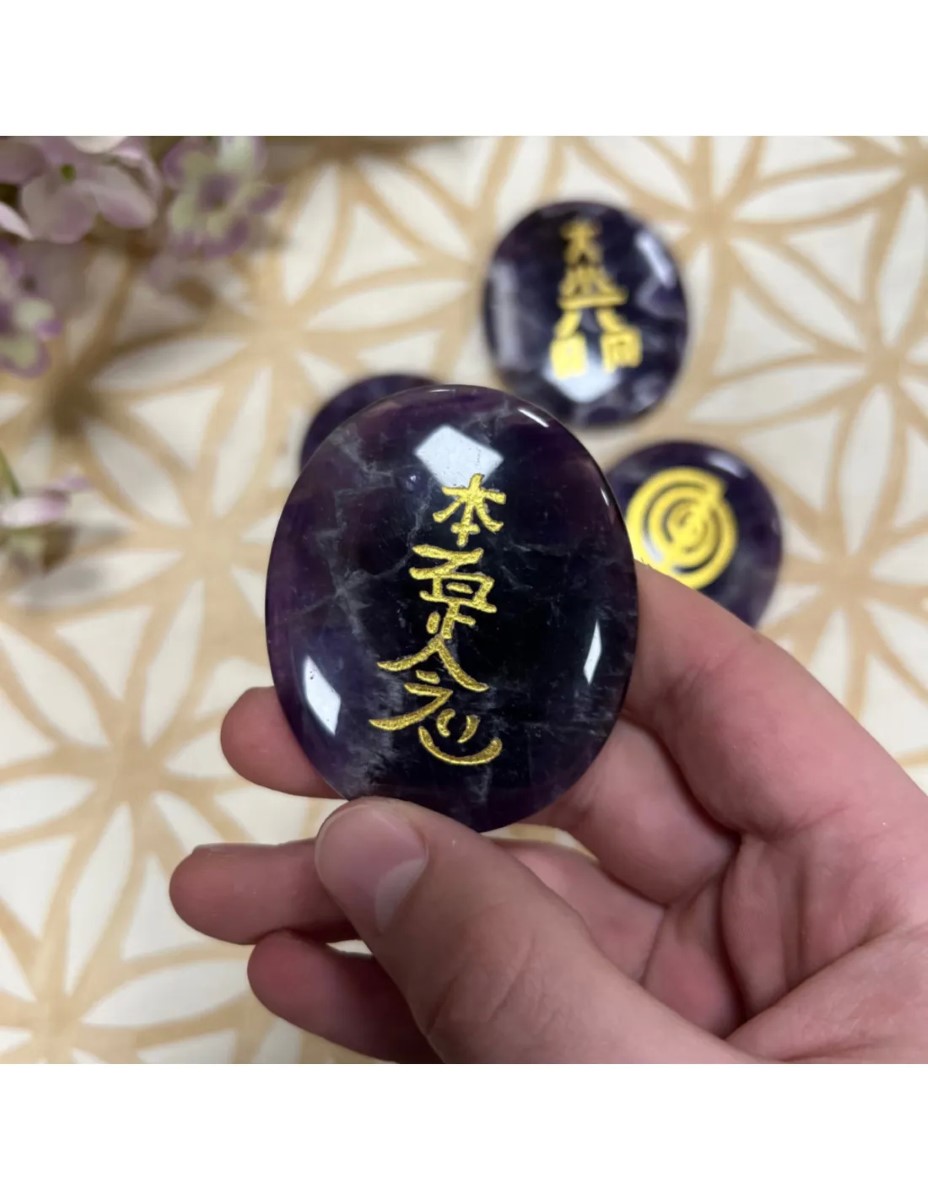 Amethist reiki stenen set - Afbeelding 2