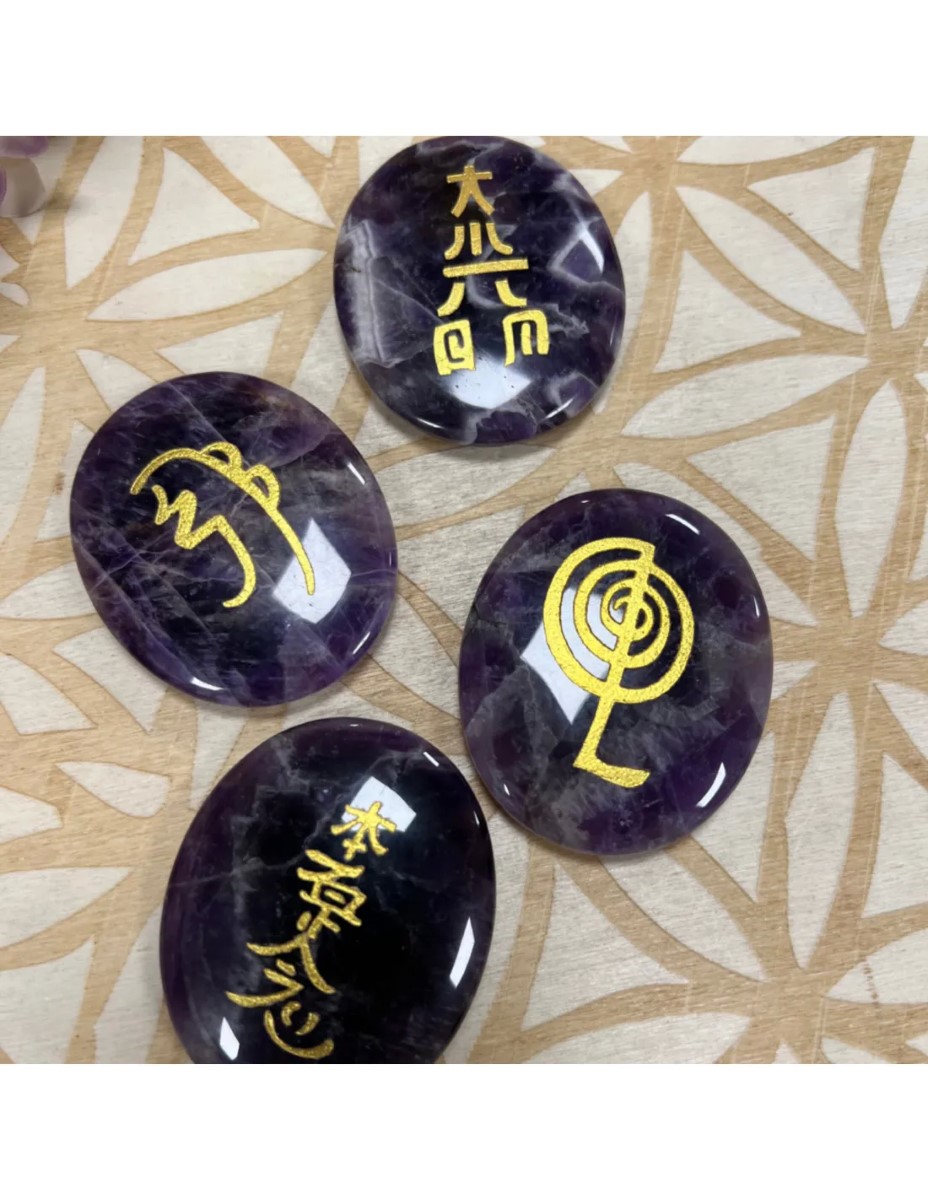 Amethist reiki stenen set - Afbeelding 3