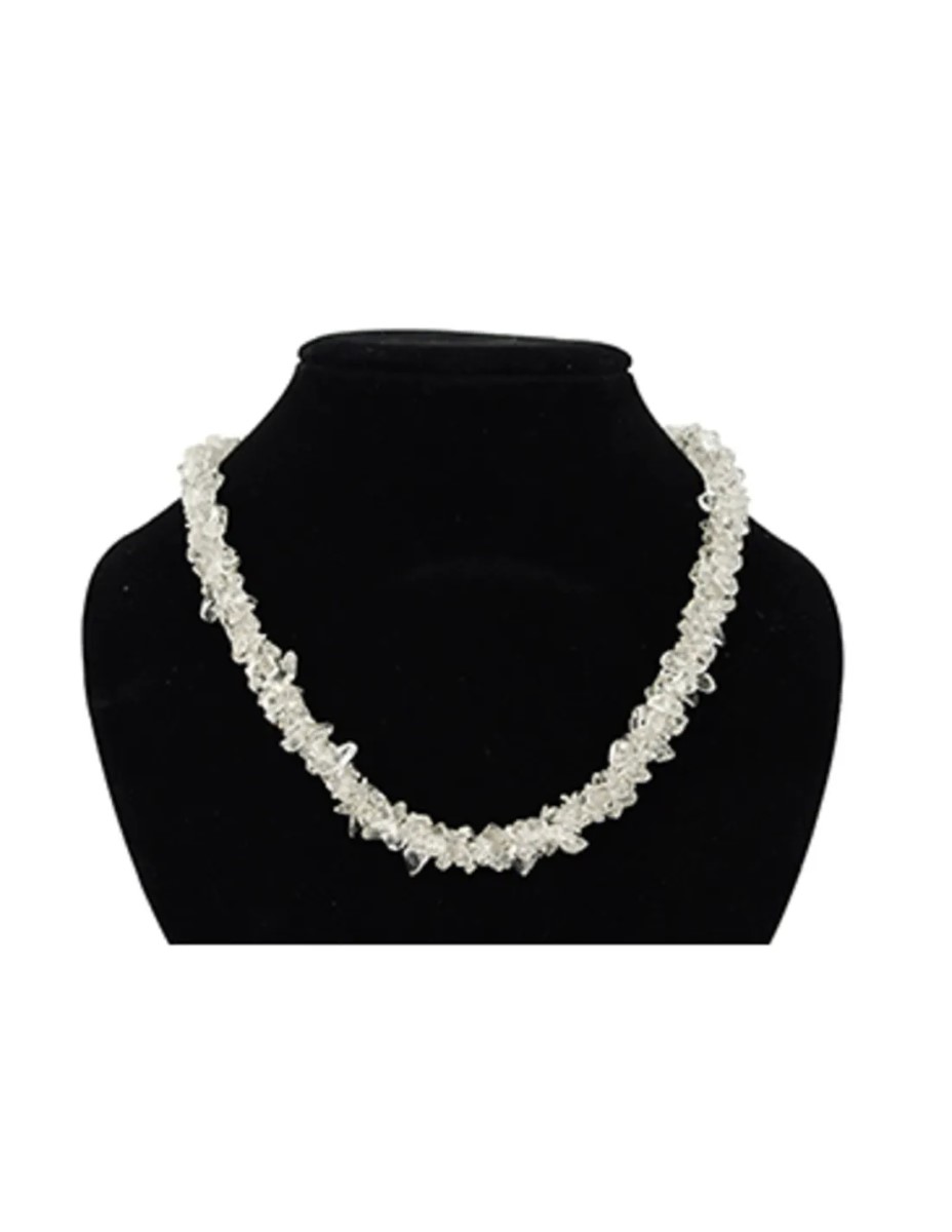 Bergkristal splitketting cluster - Afbeelding 2